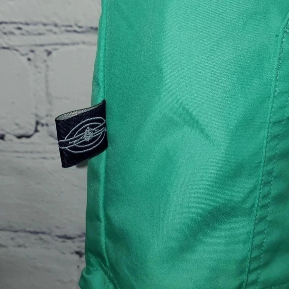 Charles River Apparel Teal Oversized Windbreaker Rain Jacket Size L - Picture 4 of 11